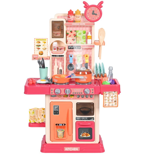 Cossy Kids Play Kitchen Toy with Sound & Light Accessories