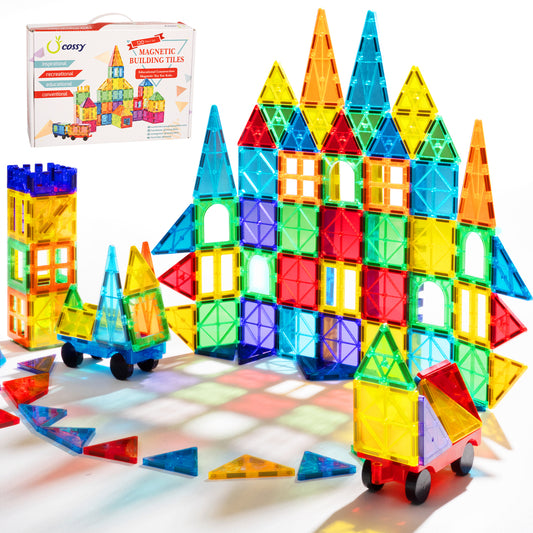 Cossy Magnetic Building Tiles 120 PCs Set