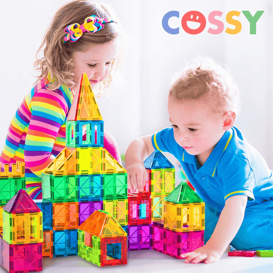 Cossy Magnetic Building Tiles 120 PCs Set