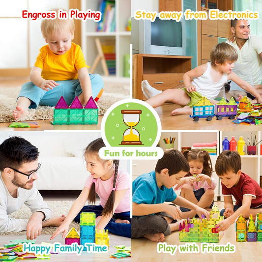 product show of building toy magnets