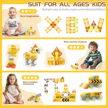 Load image into Gallery viewer, Cossy Magnetic Blocks 3D Building Construction Toys with Magnetic Cars, STEM Kits, Learning &amp; Education, Creative, Engineering Set, Truck

