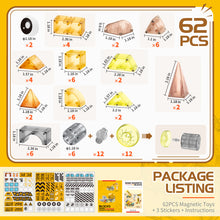 Load image into Gallery viewer, Cossy Magnetic Blocks 3D Building Construction Toys with Magnetic Cars, STEM Kits, Learning &amp; Education, Creative, Engineering Set, Truck
