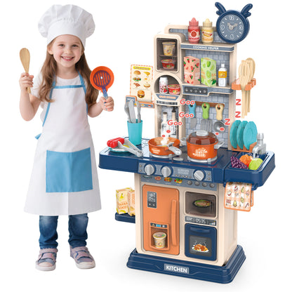 Cossy Kids Play Kitchen Toy with Sound & Light Accessories