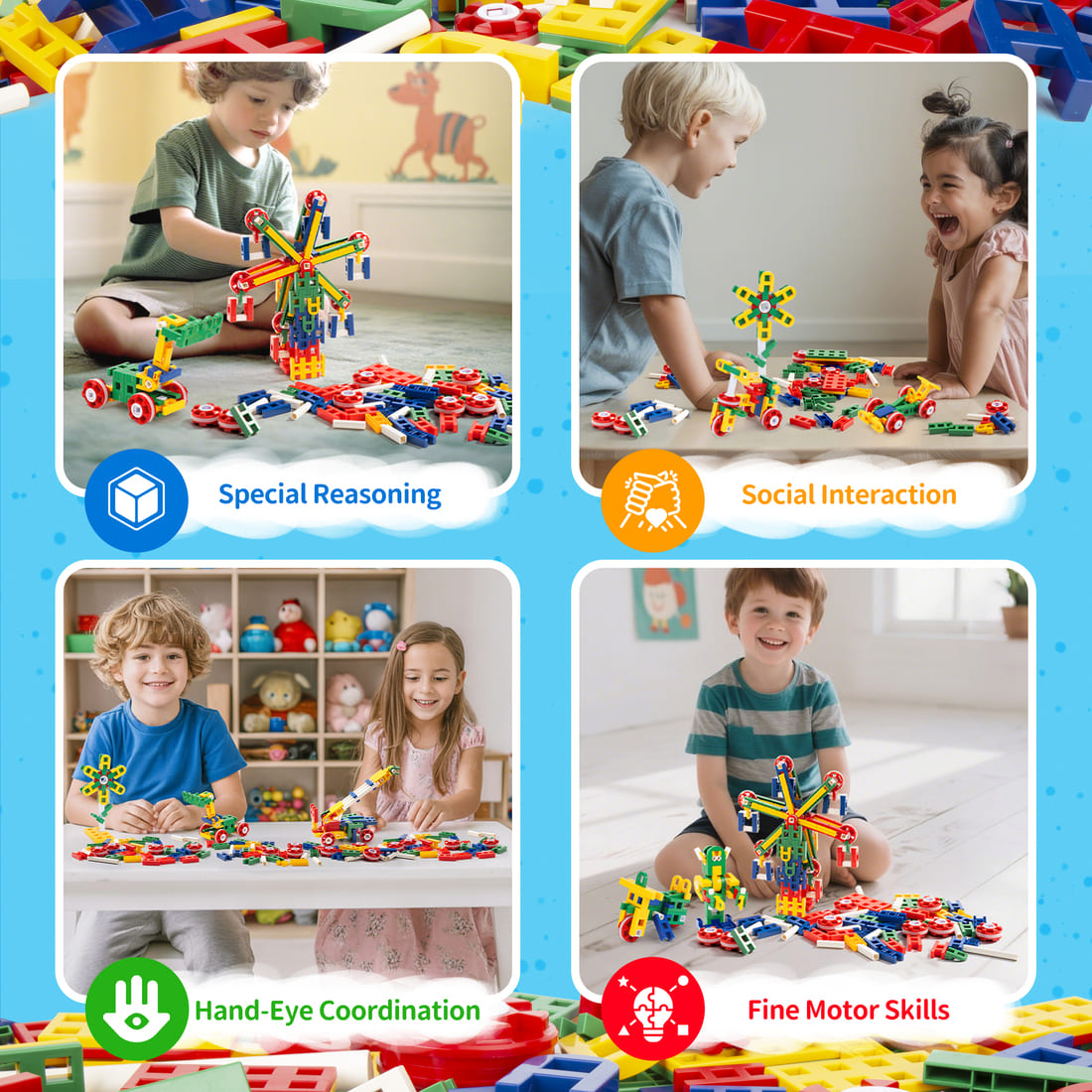 Cossy STEM Building Toys Educational  for Kids