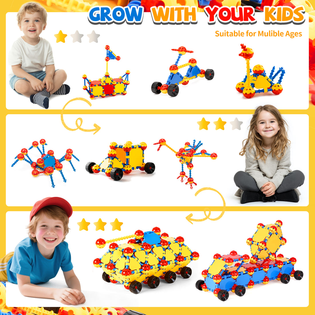 Cossy STEM Building Toys Educational  for Kids