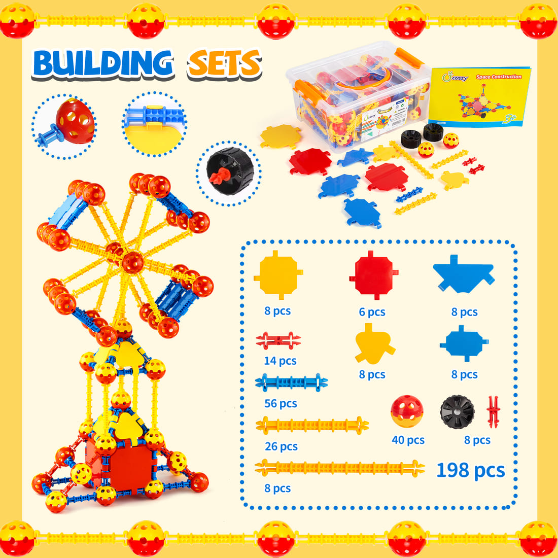 Cossy STEM Building Toys Educational  for Kids