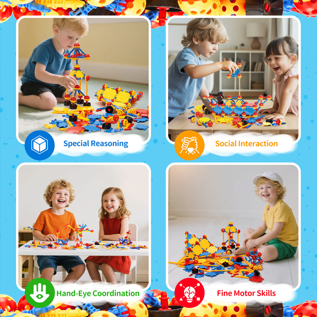 Cossy STEM Building Toys Educational  for Kids