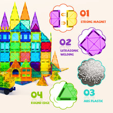 Load image into Gallery viewer, Cossy Magnetic Building Tiles 120 PCs Set

