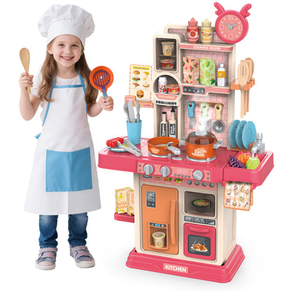Cossy Kids Play Kitchen Toy with Sound & Light Accessories