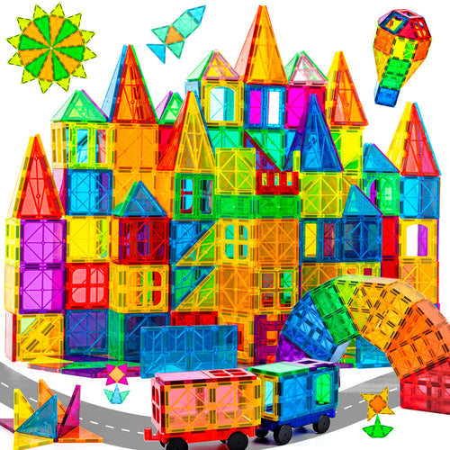 Cossy 120 pcs magnetic building tiles